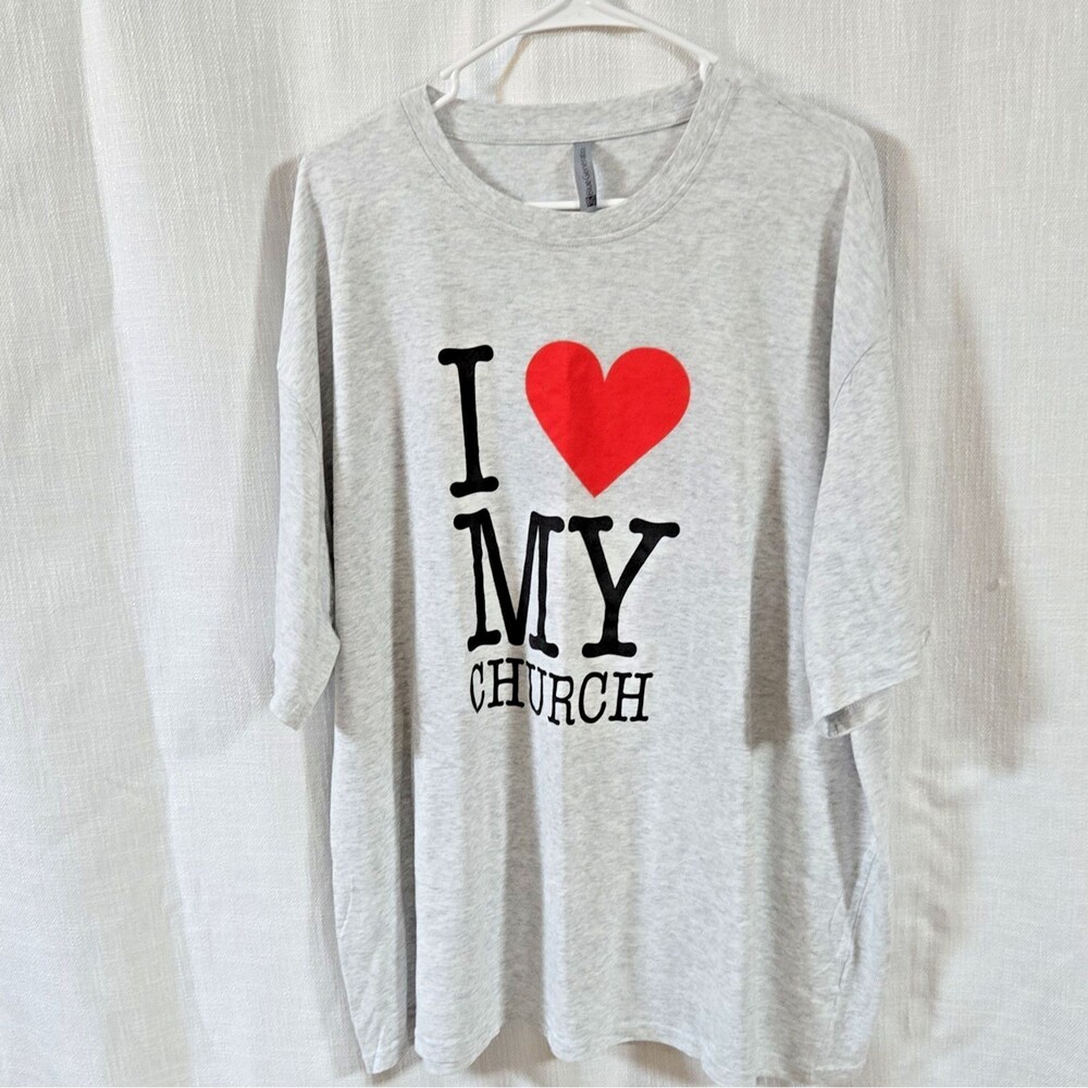 I Love My Church T-shirt, 4XL VGC Fincastle Baptist